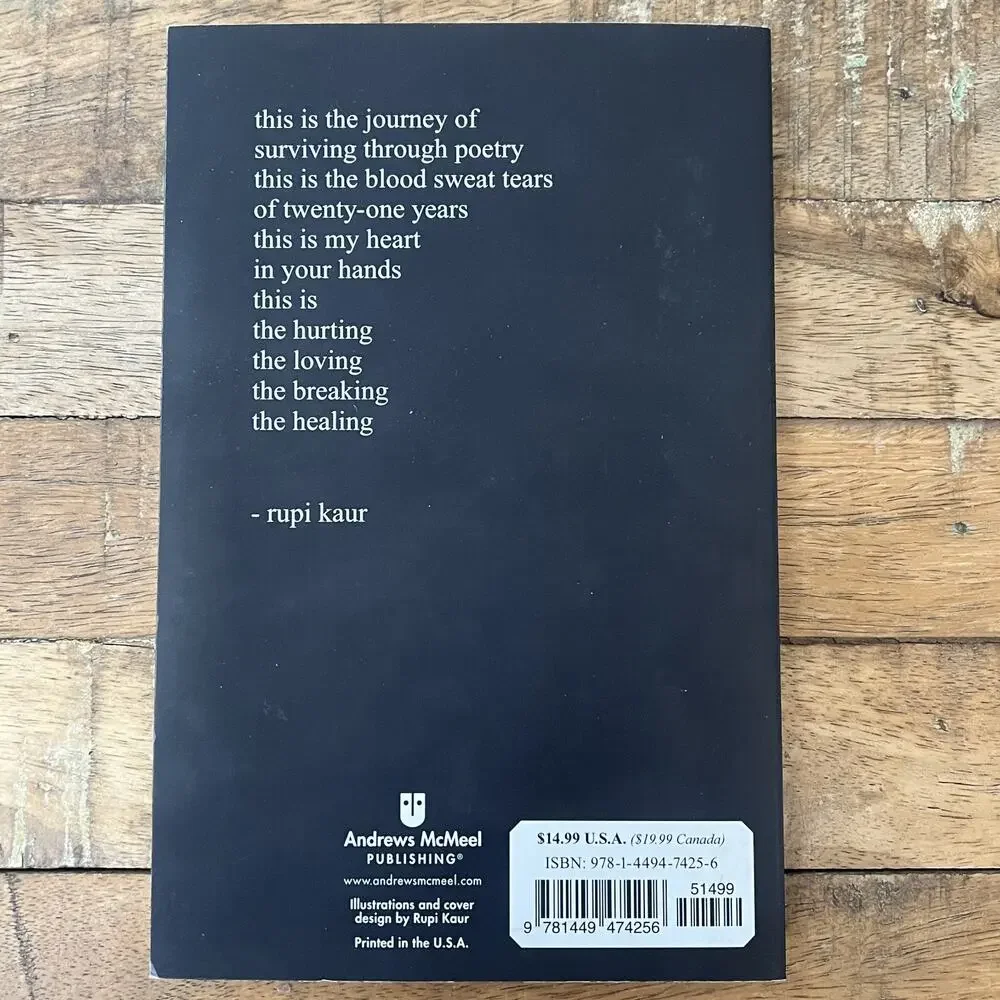 Milk and Honey & Pillow Thoughts Paperback Poetry Books